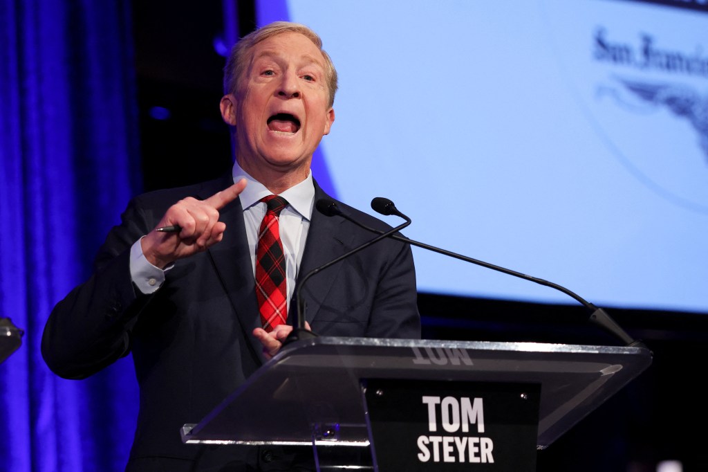 Katie Porter shifts blame to Tom Steyer staffer for leaking video ...