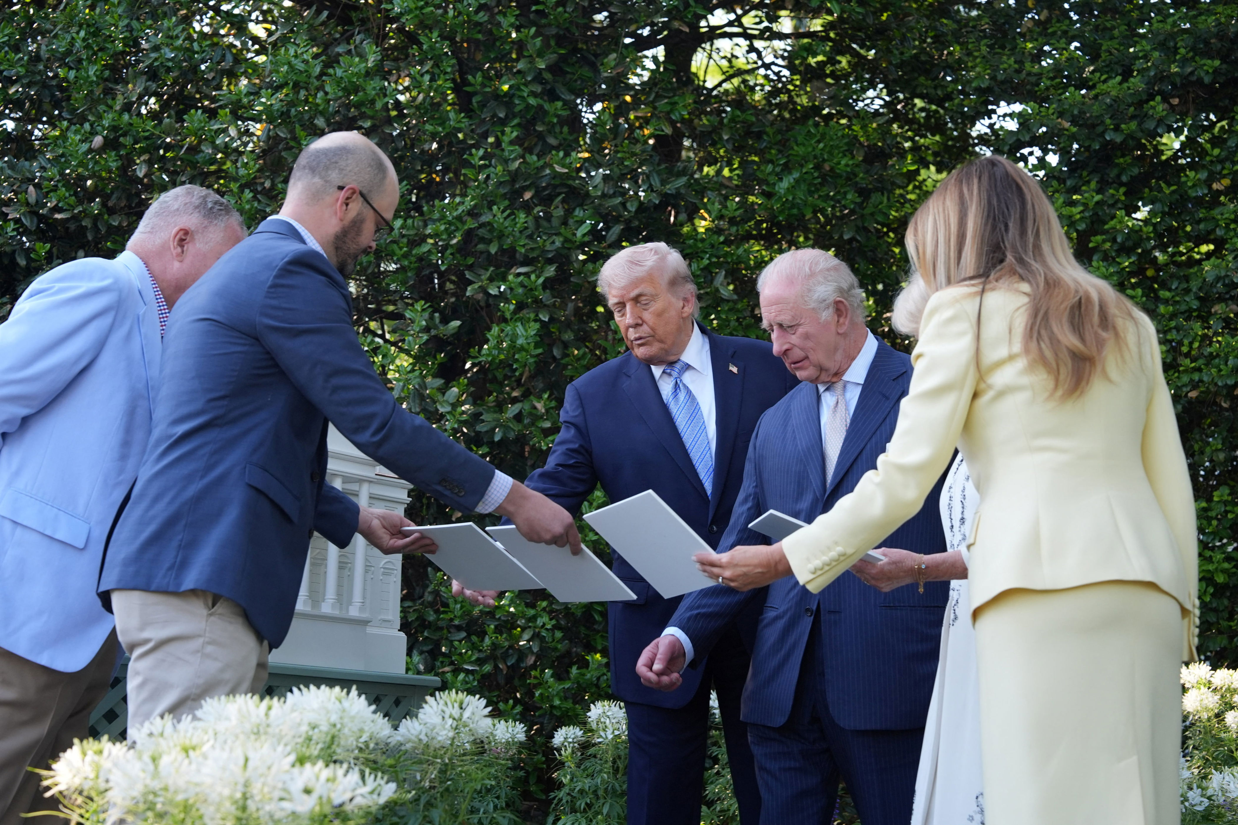 Swarm of angry bees sparks chaos on White House lawn