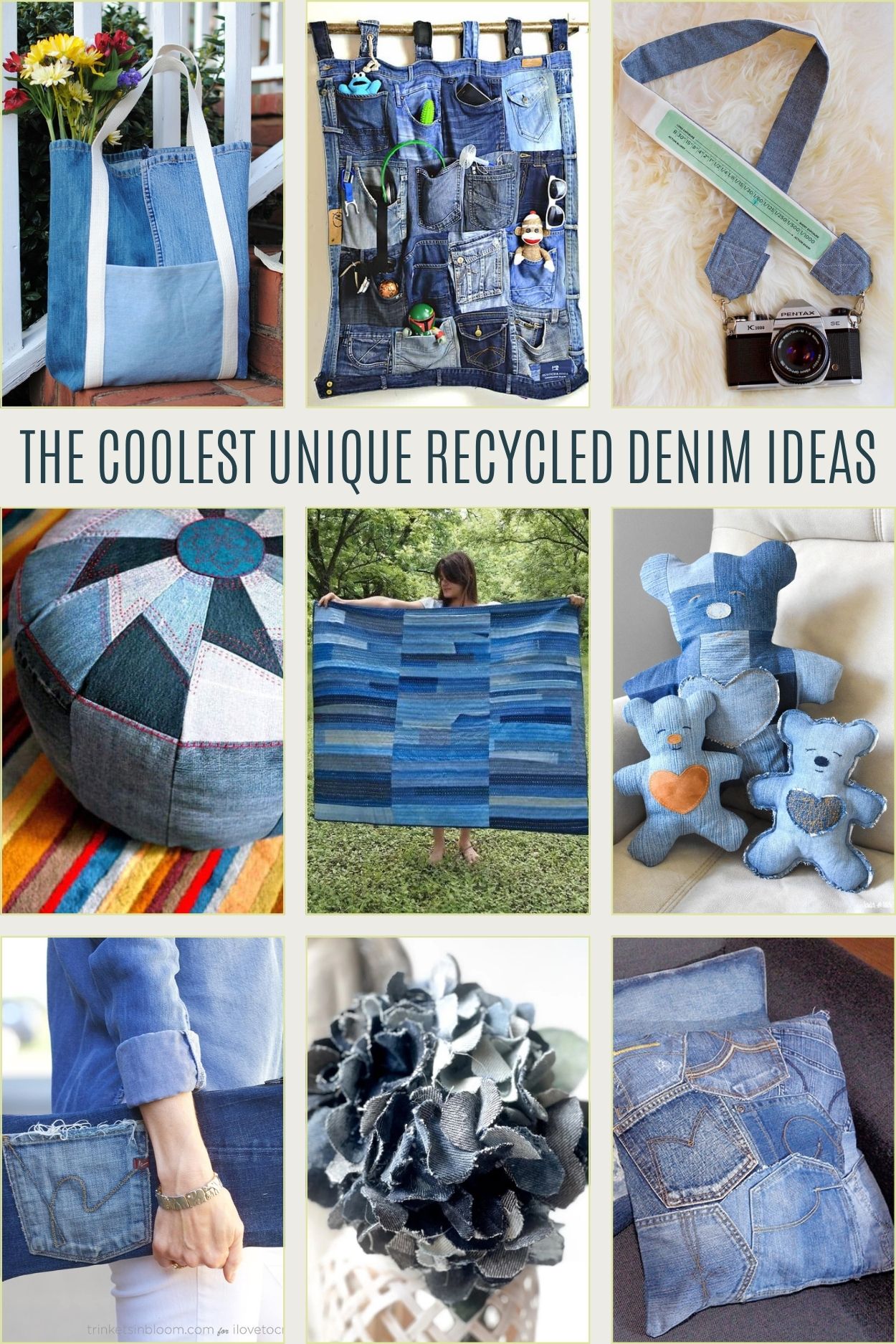 Unique recycled denim ideas that are super cool