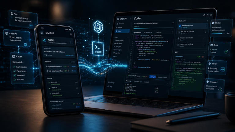 OpenAI lleva Codex a ChatGPT para iPhone, iPad y Android