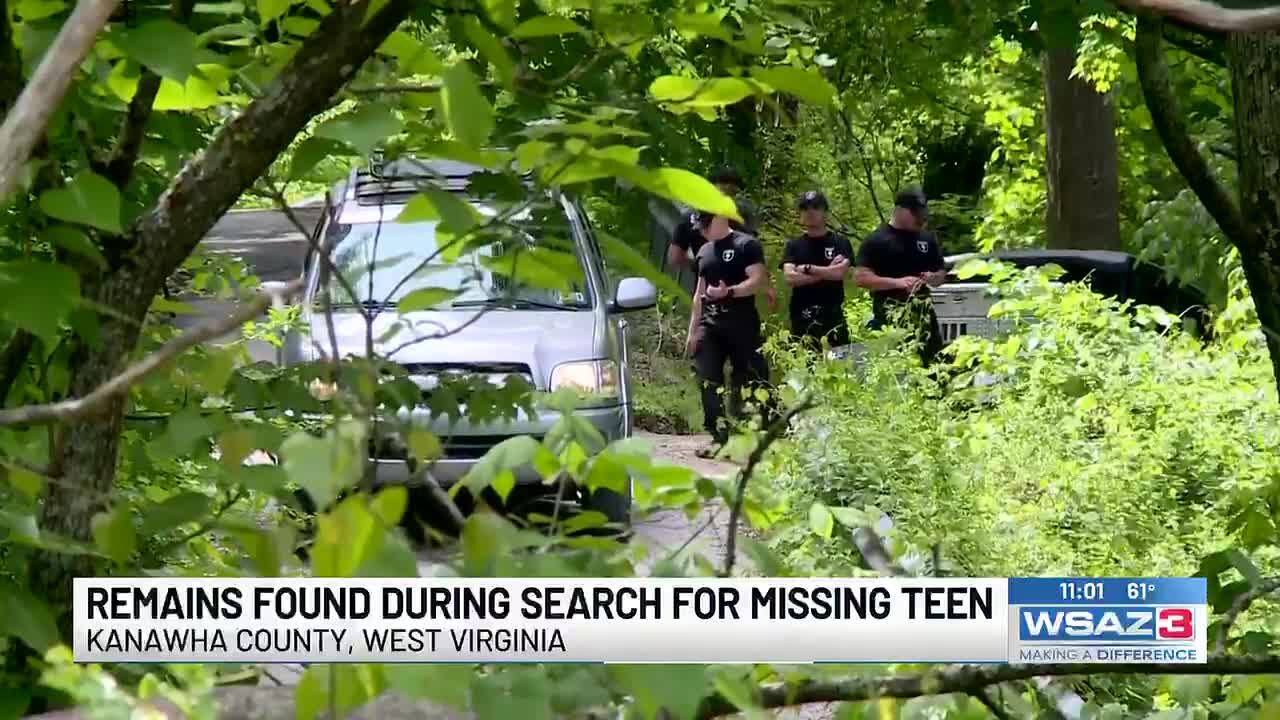 Human remains found during search for missing teenager