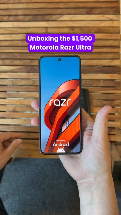 Unboxing the $1500 Motorola Razr Ultra
