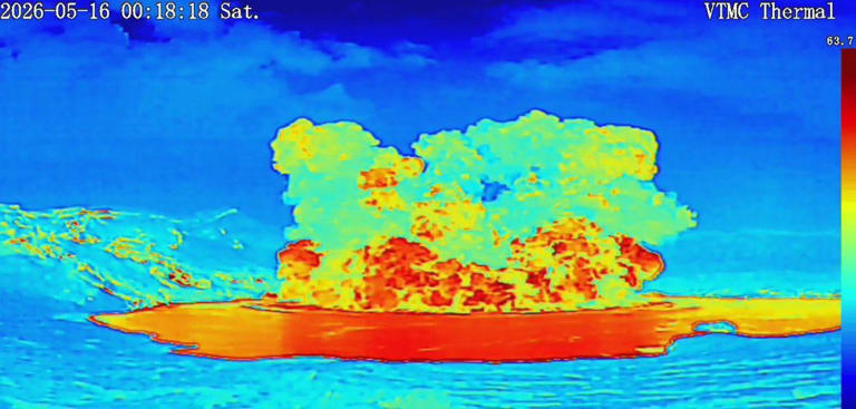 Watch: Taal Volcano minor phreatic eruption seen