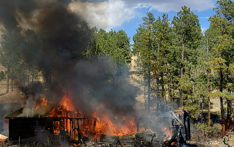 Crews respond to house fire in rural Keystone, SD