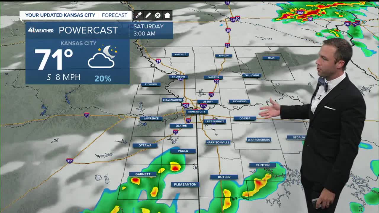 KSHB 41 weather Friday night update