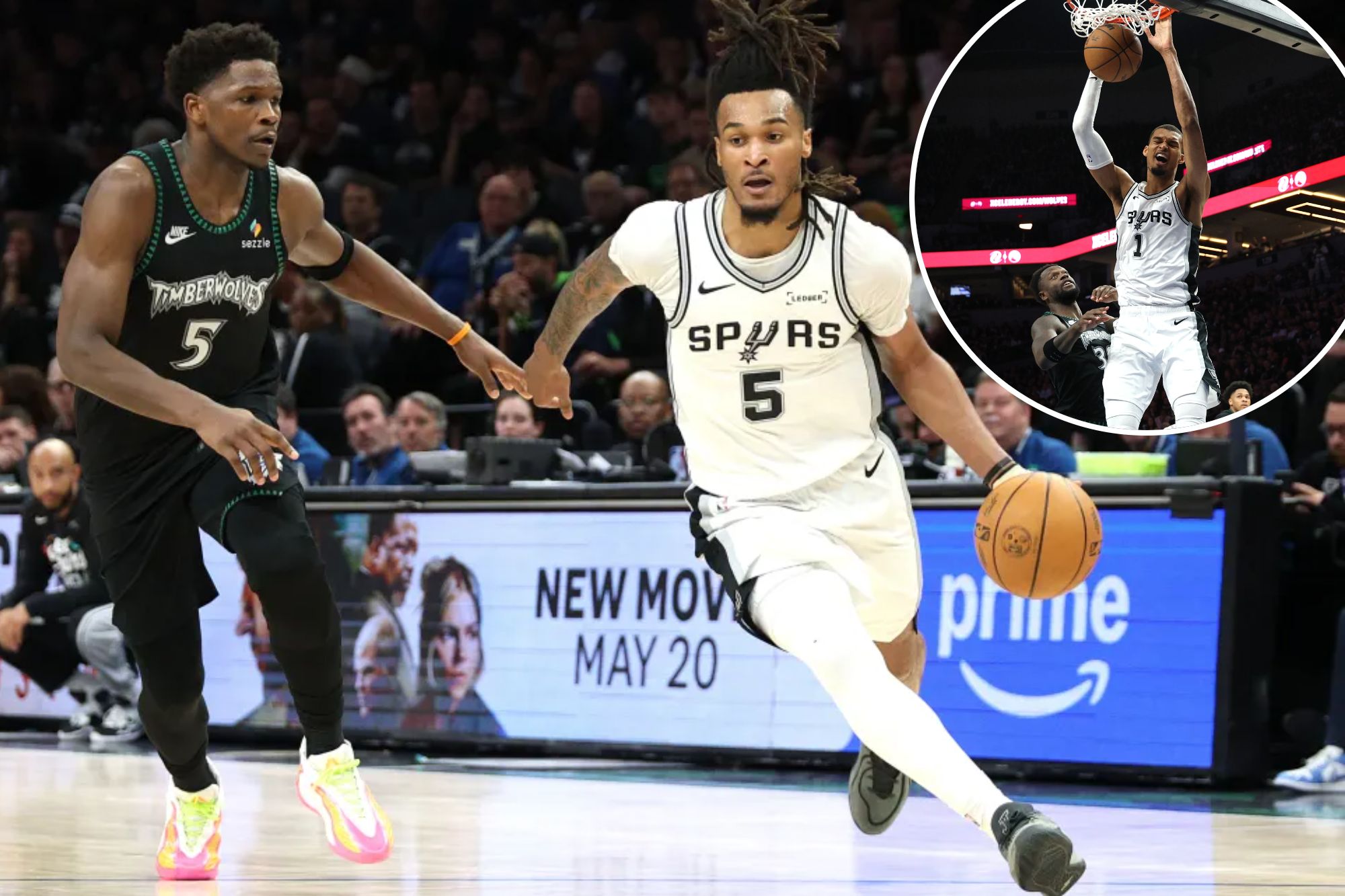 Spurs beat Timberwolves to advance to Wester Conference finals vs. Thunder