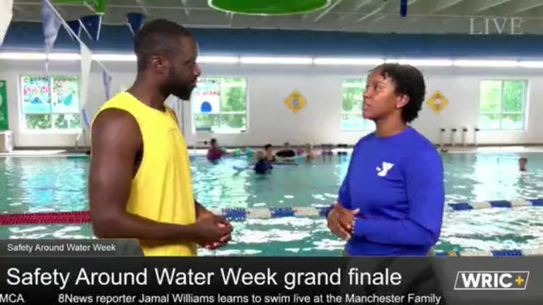 Safety Around Water Week grand finale: 8News crew learns to swim