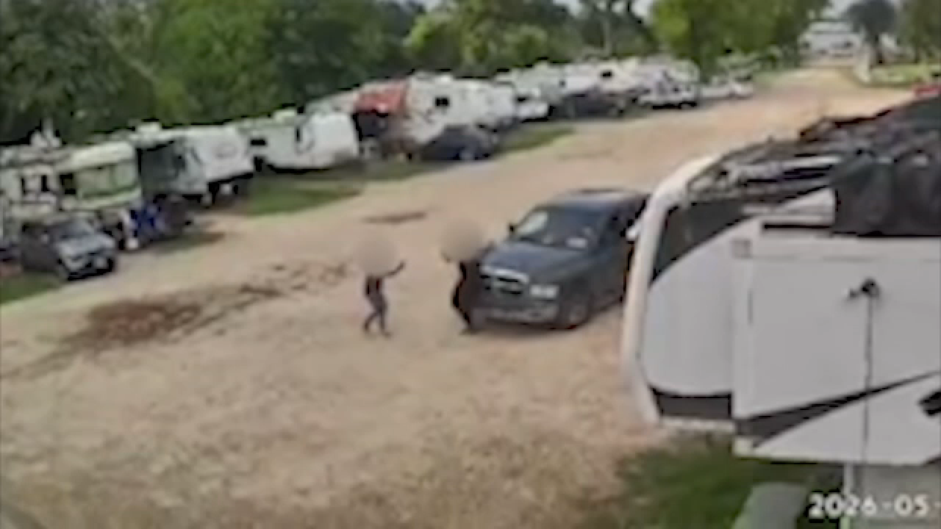 Man arrested after hitting neighbor with truck at RV park in east ...