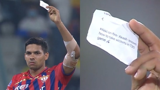 Akash Singh reveals secret behind viral note celebration after ripping ...