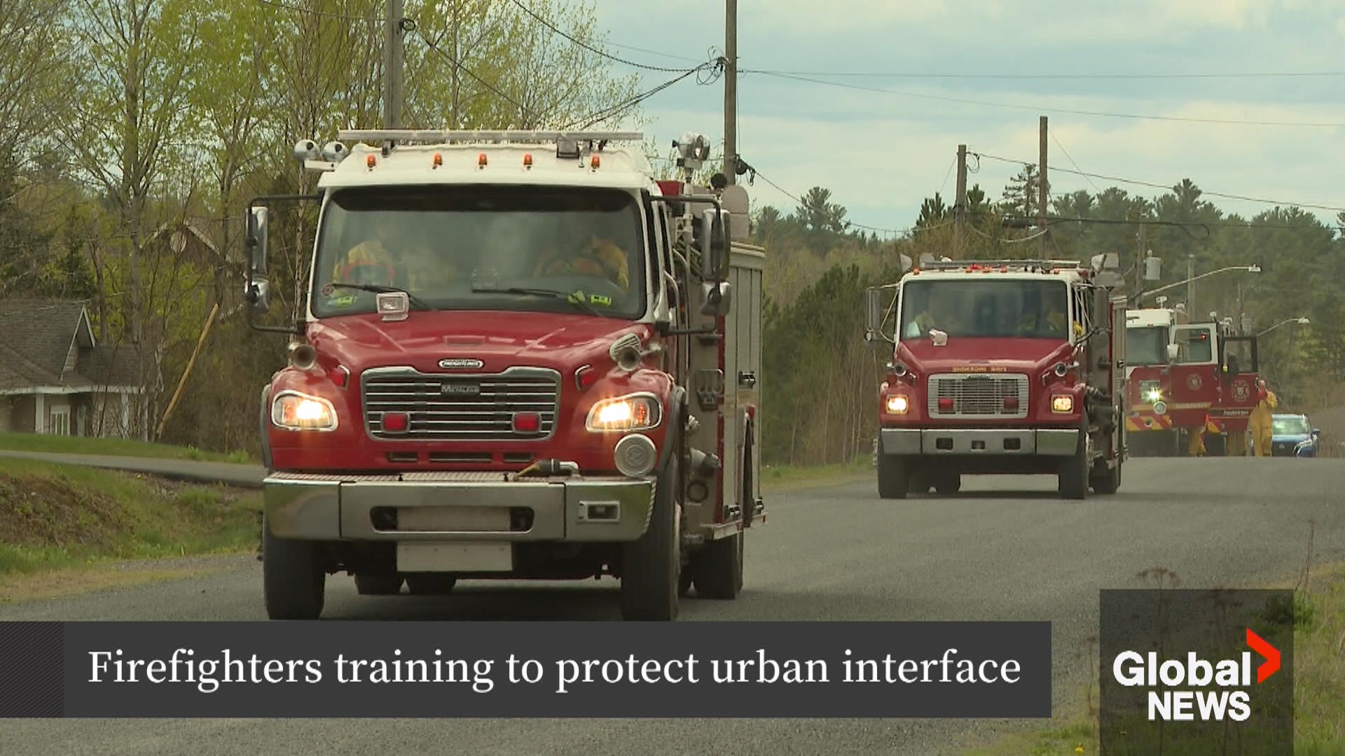 Fredericton firefighters train for wildfire prevention