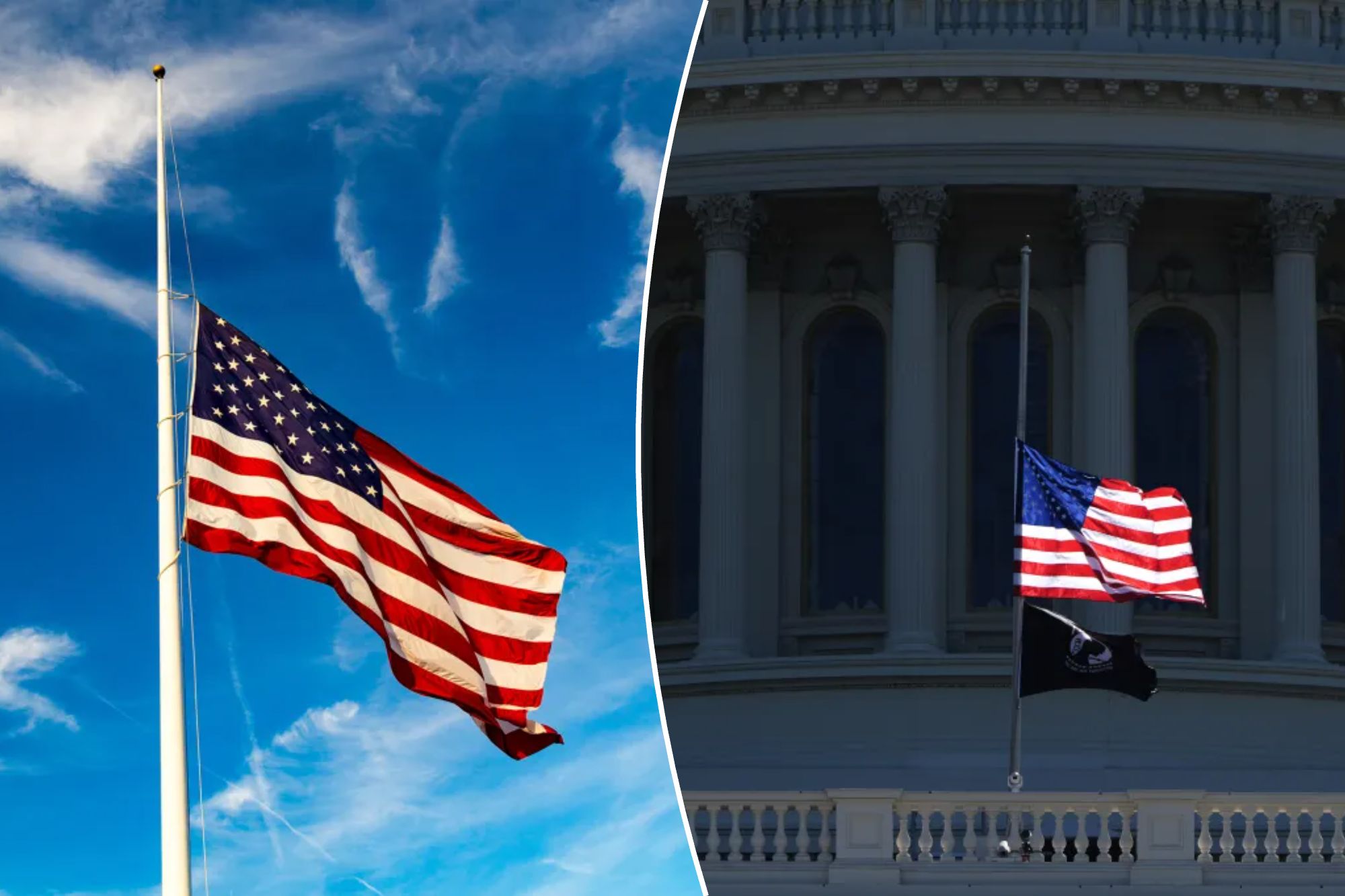 Why are flags flying at half-staff? Nationwide order serves as a somber ...