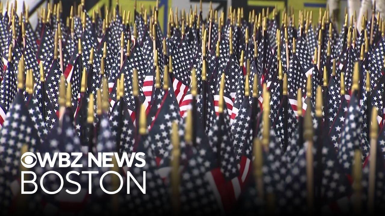 Hundreds gather to place thousands of flags honoring fallen heroes in ...