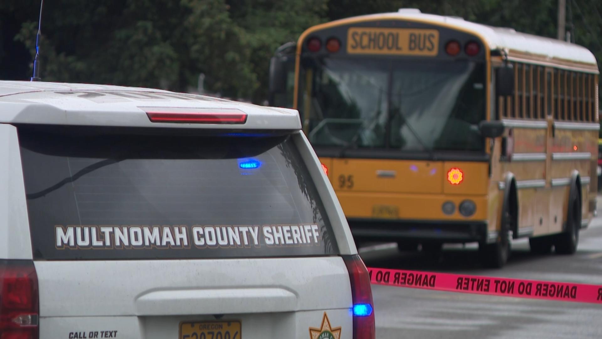 Police searching for suspect who shot girl near bus stop in Wood Village