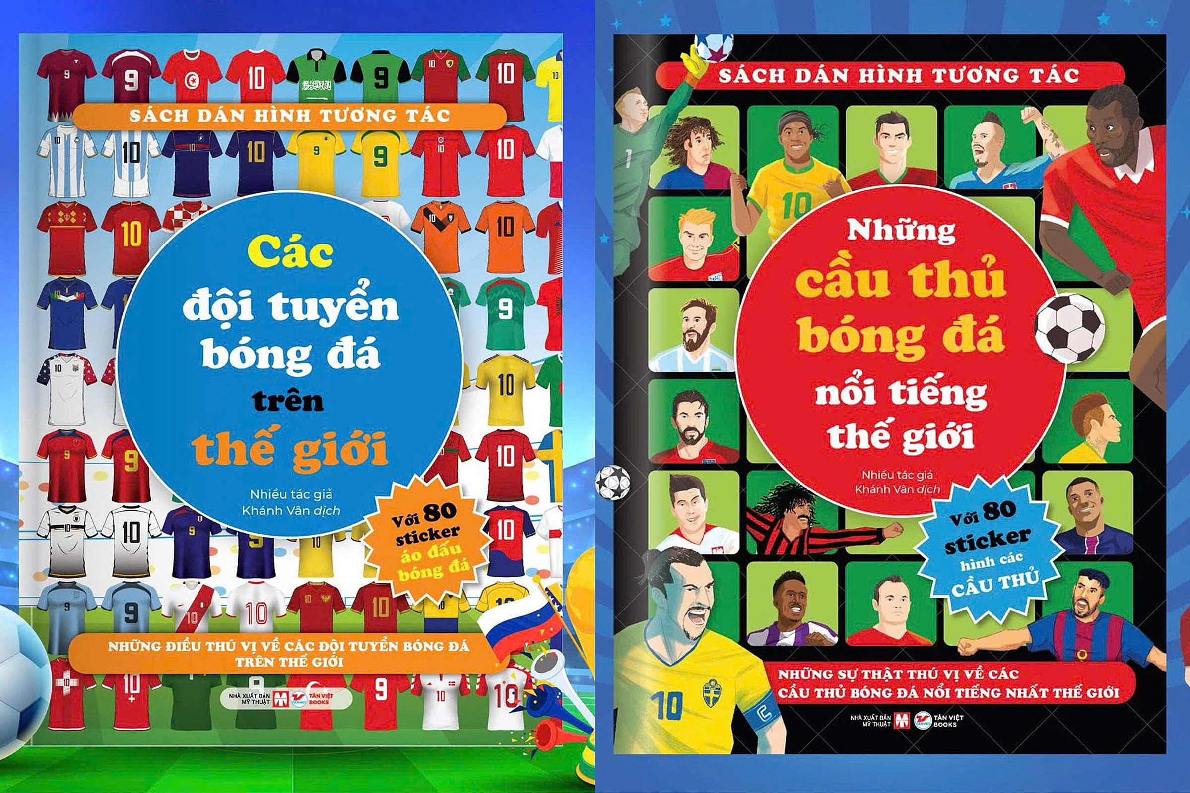 Ra mắt bộ sách dán hình tương tác về bóng đá