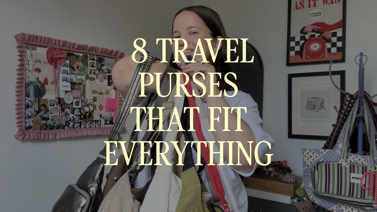 Best travel purses & crossbody bags for women ️ (tested on real trips)
