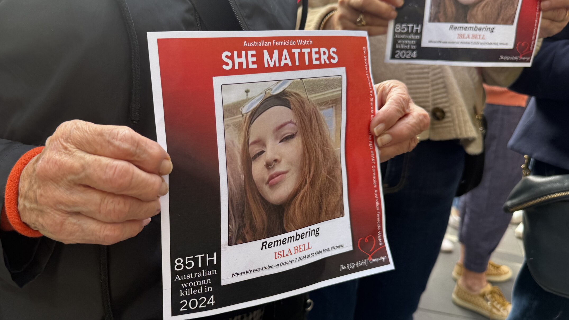 Rally held for Isla Bell after prosecutors drop murder charge