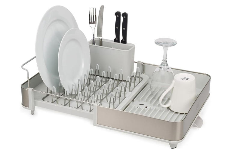 This $18 self-draining drying rack is a home organization must-have ...