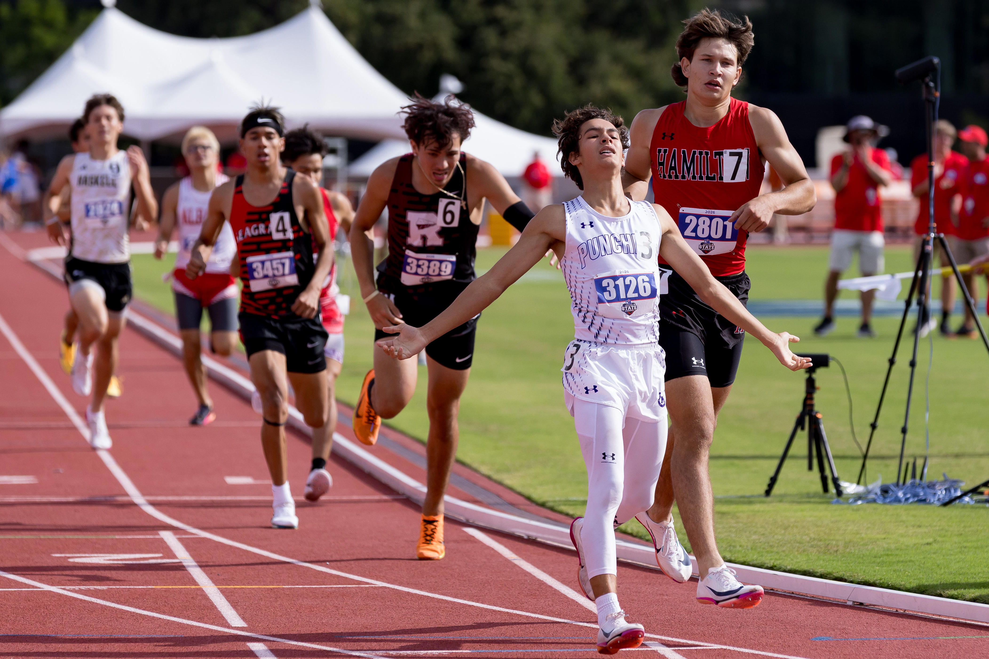 UIL state track meet results 2026 day 3 Texas winners by event, class