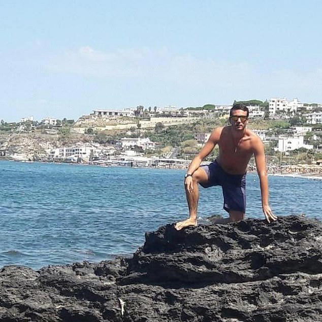 Pictured: Federico Gualtieri who died in the Maldives diving tragedy 