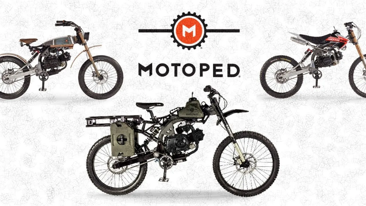 Motoped: Die Symbiose aus Fahrrad und Honda-Motor