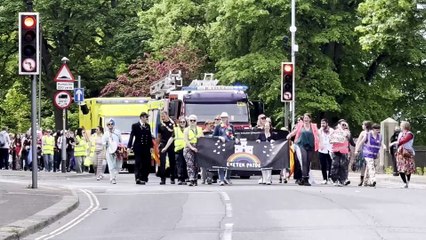 The front of the Exeter Pride march 2026, video Alan Quick IMG_0146