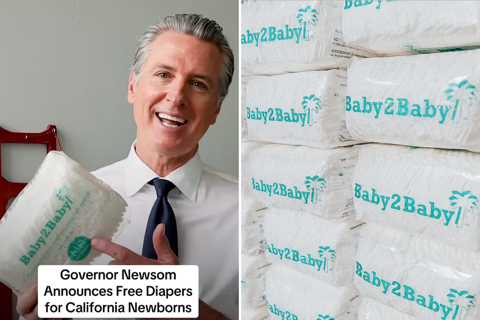Gavin Newsom’s controversial 'free diapers' program gets quiet ...