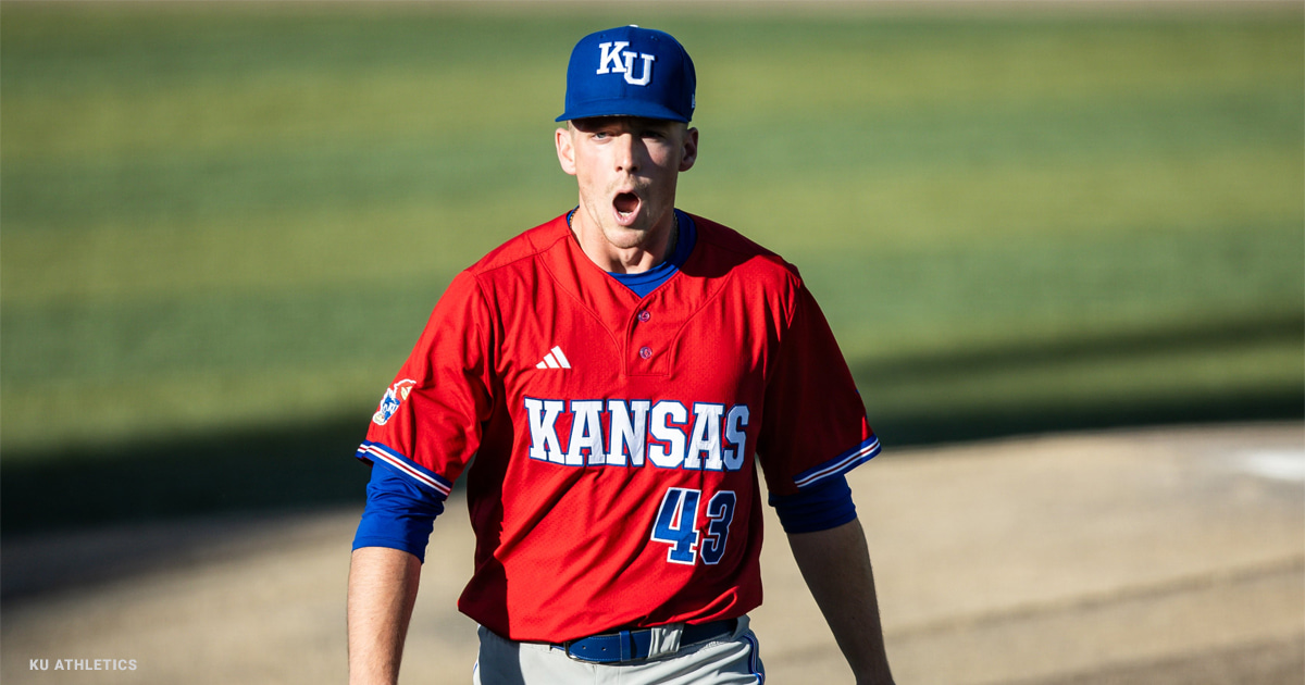 Kansas baseball claims first conference title since 1949