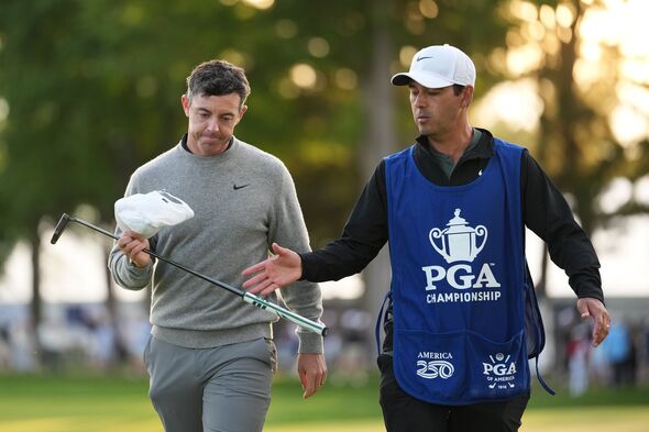 PGA Championship live: McIlroy and Scheffler agree as cut missed in brutal punishment