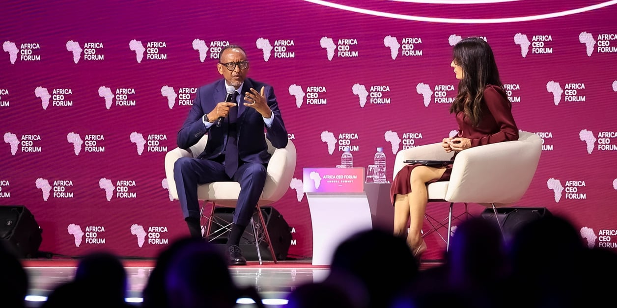 EMMA2457© Lors de la cérémonie d’ouverture de l'ACF 2026, Paul Kagame a appelé à "apprendre à dire non" et dénoncé le double discours des grandes puissances.