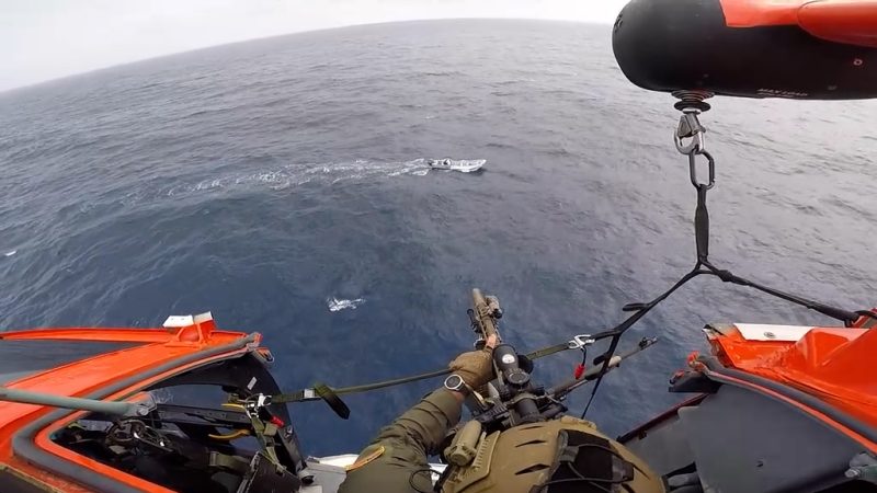 Video: Coast Guard sniper fires on boat during $45.8M cocaine 'triple ...