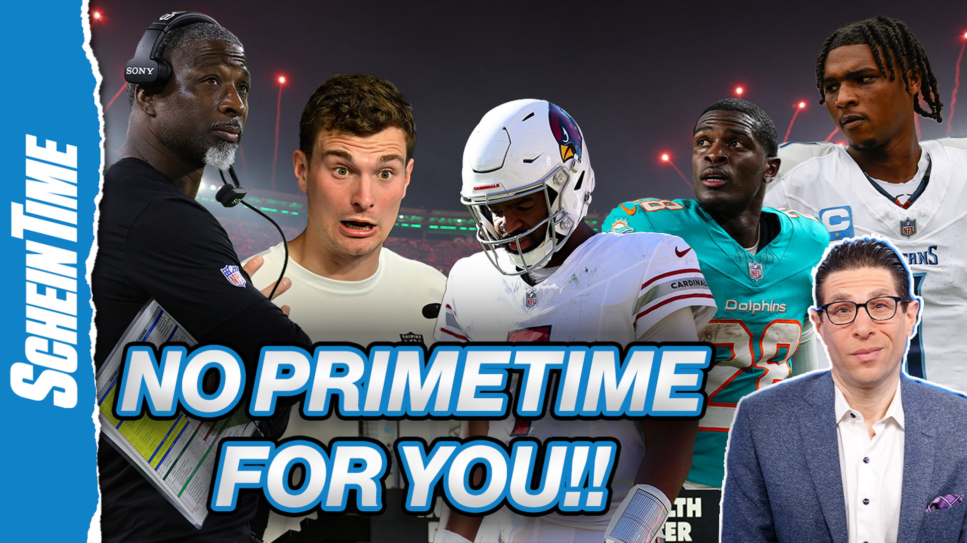5 teams that don't get primetime NFL games this season | Schein Time