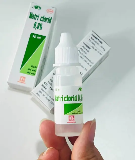 Thuốc nhỏ mắt Natri clorid 0,9% của Công ty Pharmedic - Ảnh: L.T.KIỀU