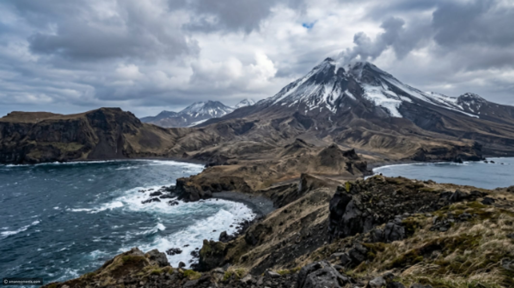 Great Sitkin volcano in Alaska continues slow lava flow inside its ...