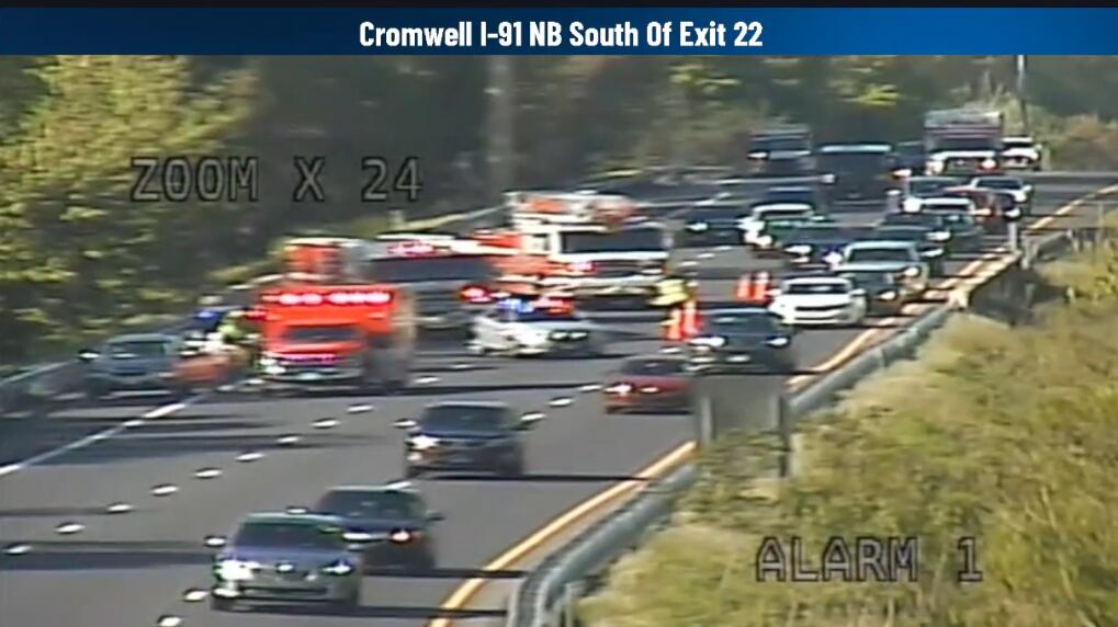 Second crash on I-91 in Cromwell, injuries reported