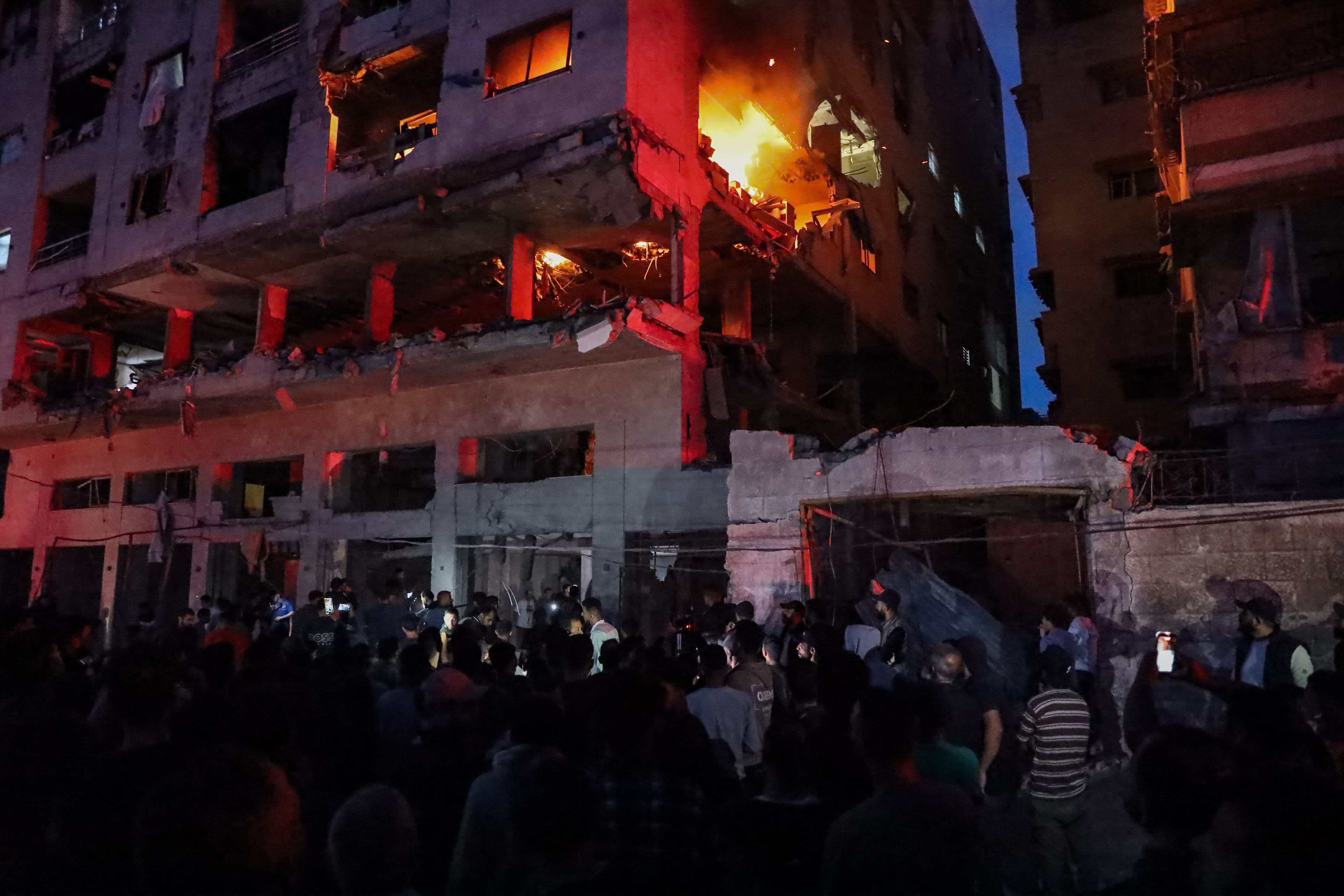 Seven dead after Israel kills Hamas military chief in Gaza