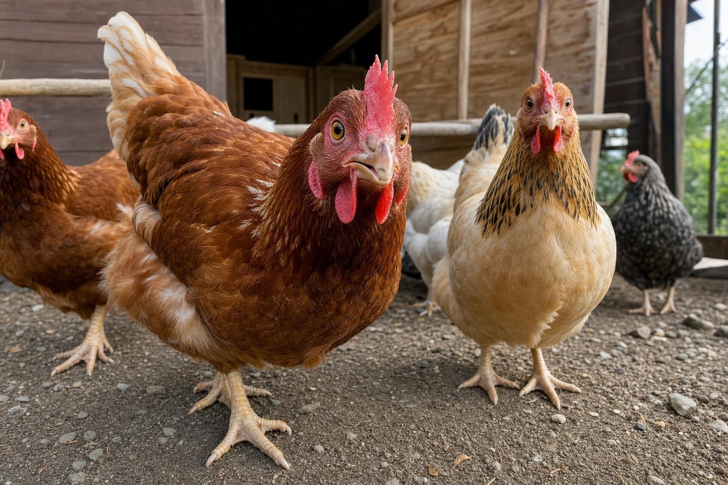 Poules de jardin : cette mauvaise habitude avec leur bec et leurs ...