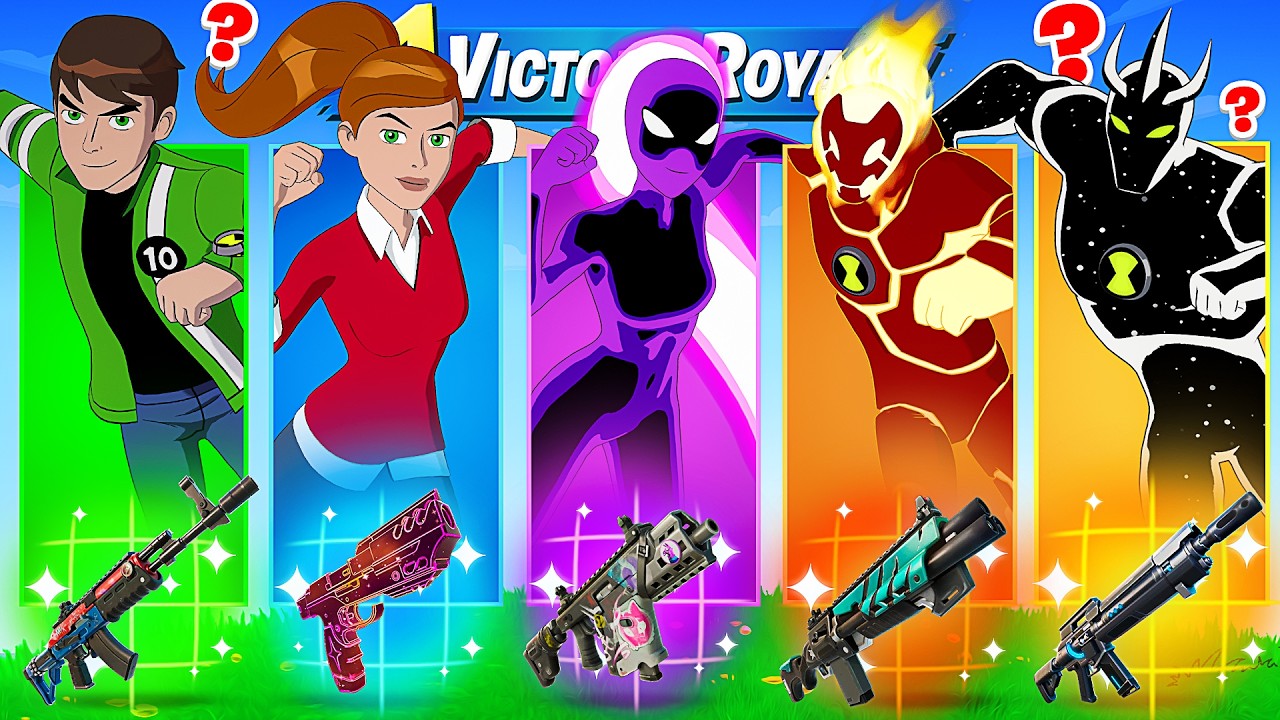 The random Ben 10 boss challenge in Fortnite!
