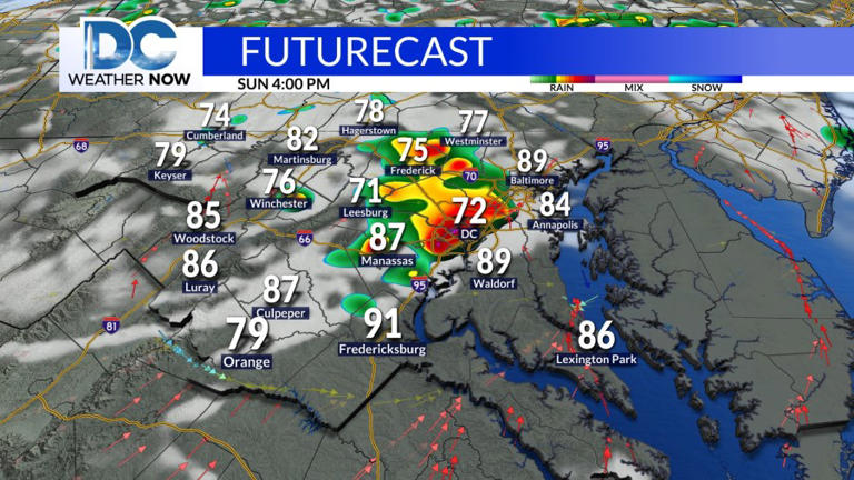Isolated storms possible heading through the weekend