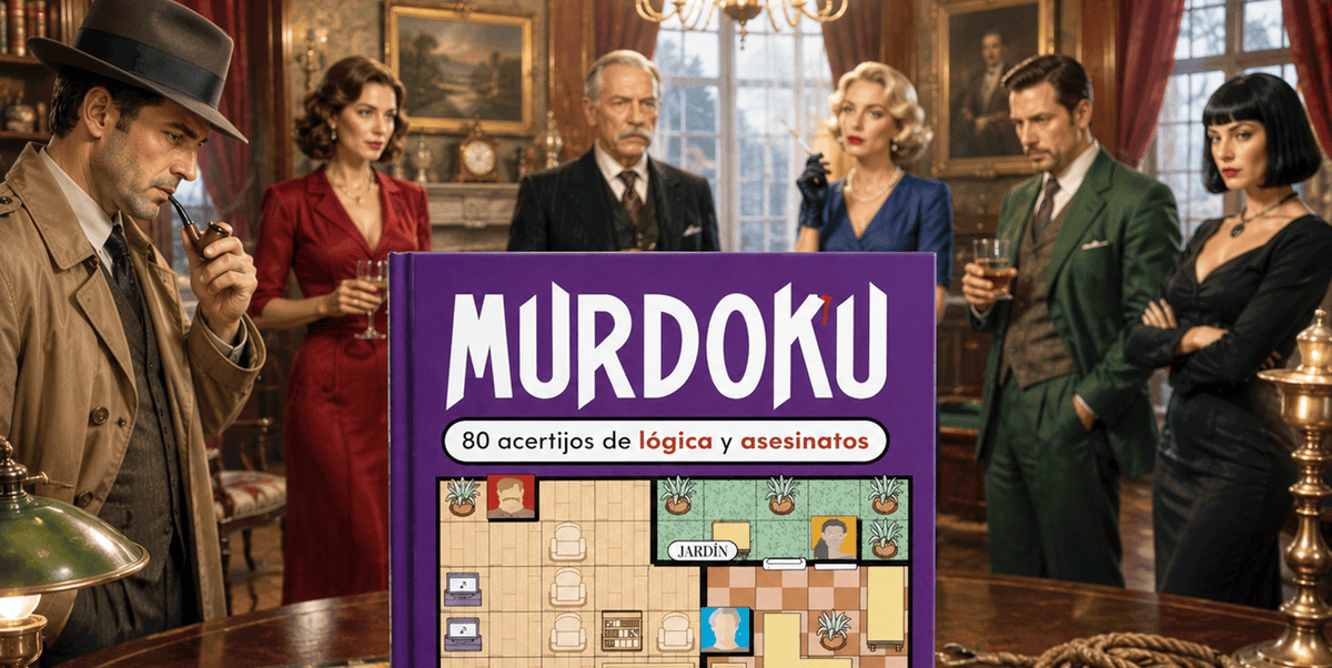 El adictivo libro de pasatiempos que mezcla el Cluedo con los sudokus y ...
