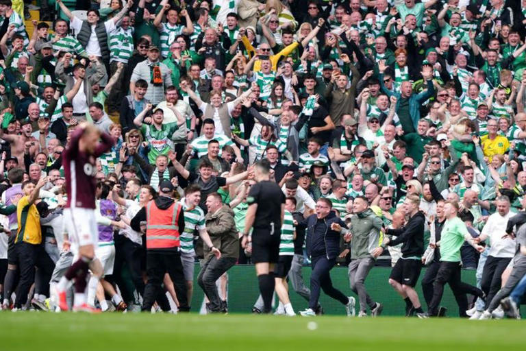 Hearts players 'assaulted' and escorted down tunnel after Celtic fans ...