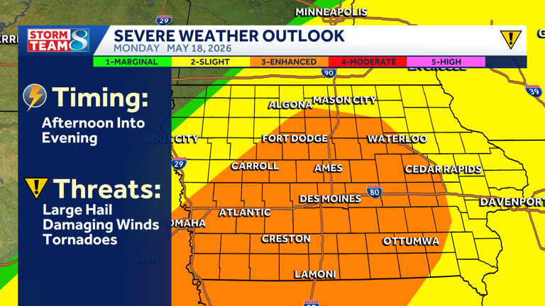 Iowa weather: Tornado watch canceled, more severe storms possible Sunday