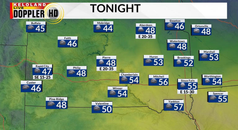Severe weather likely on Sunday in KELOLAND