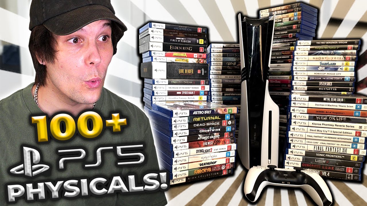What 100 physical PS5 games look like