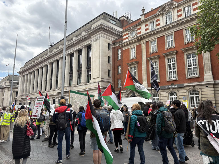 Huge police operation underway as thousands gather for London protests