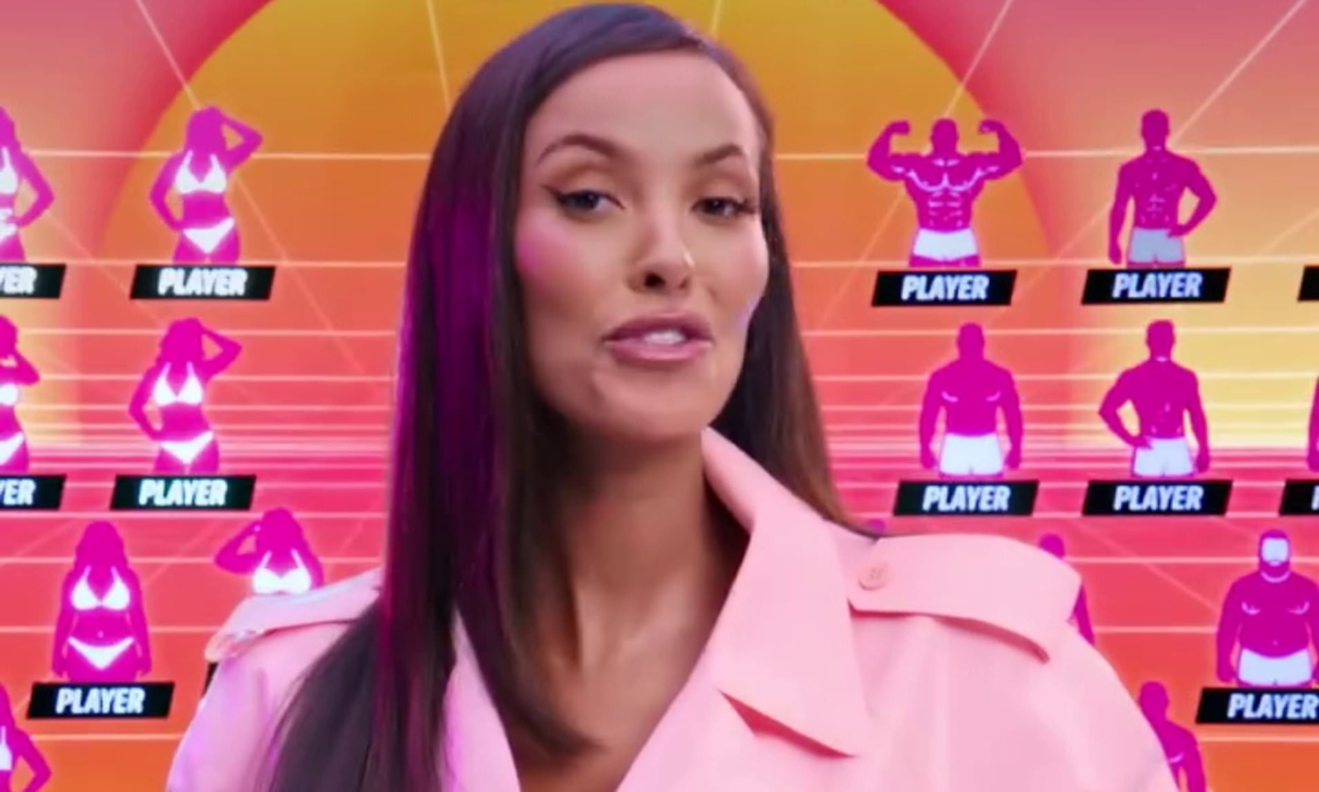 Love Island is back! Host Maya Jama wows in a pale pink dress in new ...