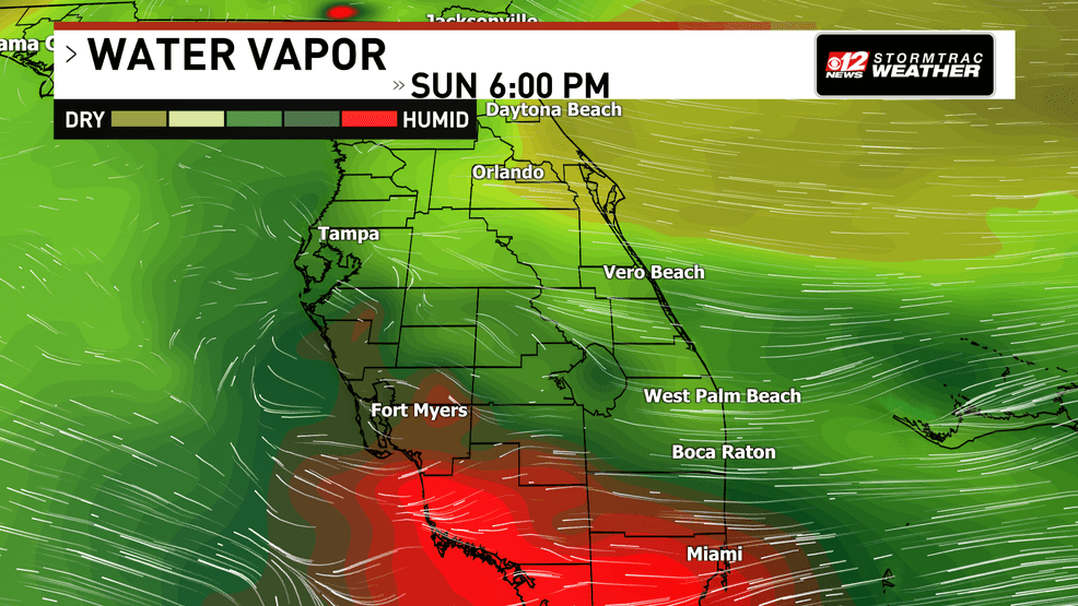 Scattered storms increase this weekend as heat and humidity build