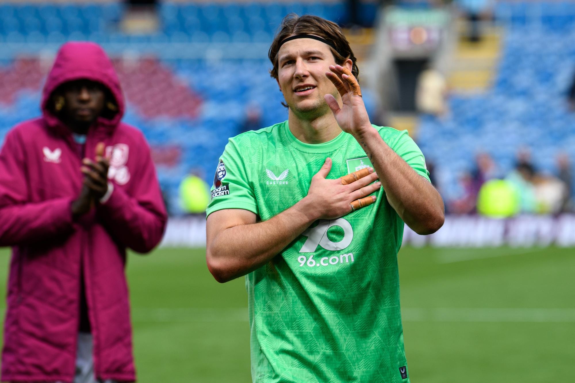 Burnley's Max Weiss on Premier League debut, number one hopes and Arsenal
