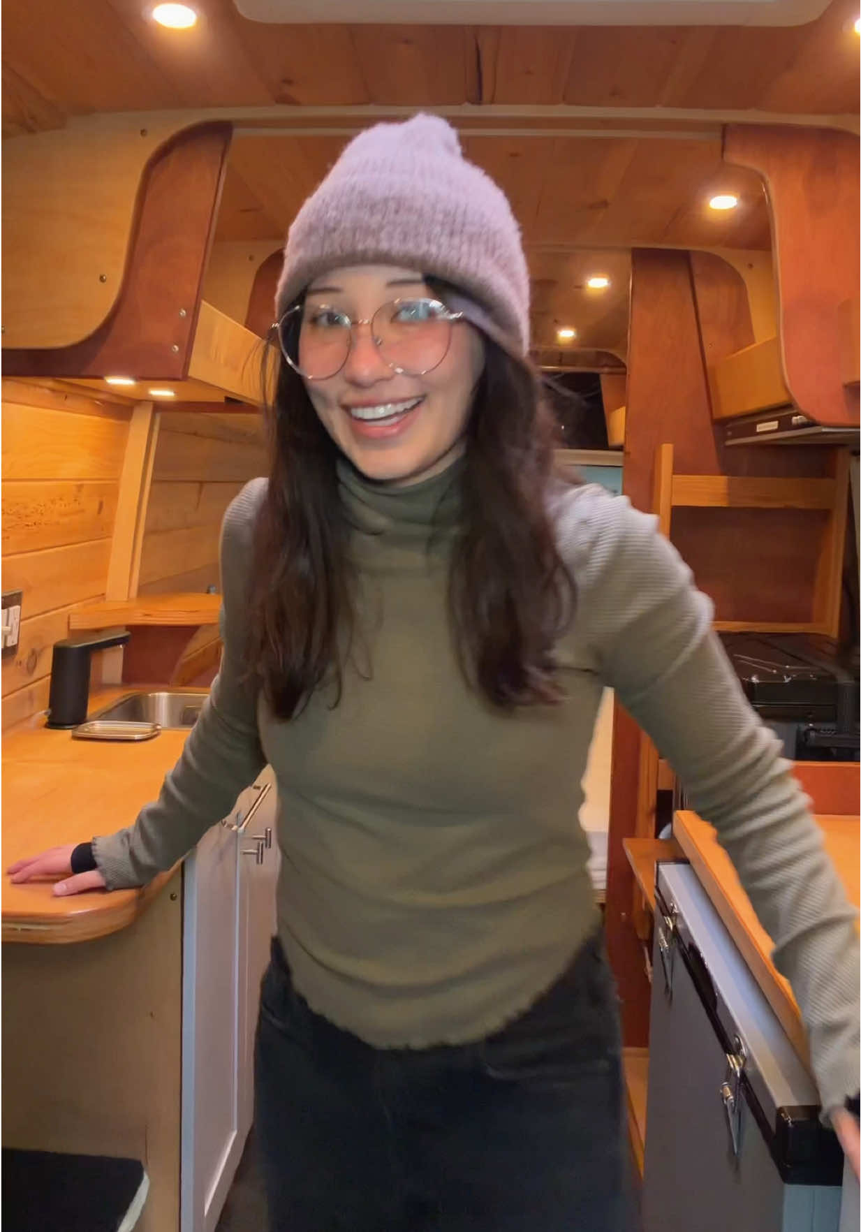 Complete walkthrough of the custom camper van living space