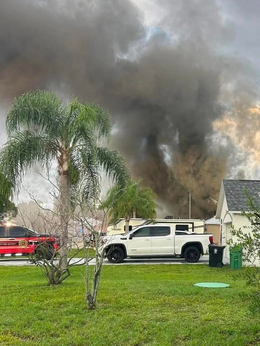 House fire in Florida displaces family of 11