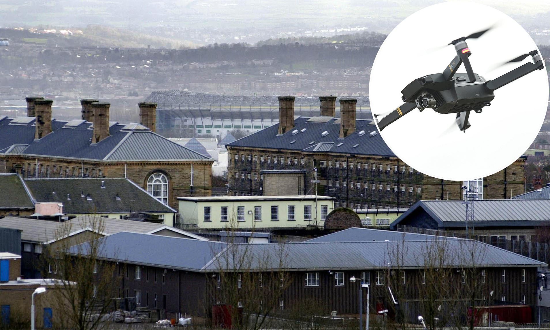 Drones dropping drugs, weapons and mobile phones continue to plague ...